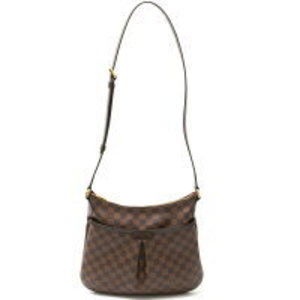 Louis Vuitton Bloomsbury Shoulder Bag Damier Ebene Leather Brown